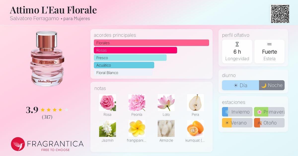 Attimo L'Eau Florale Salvatore Ferragamo fragancia - una fragancia