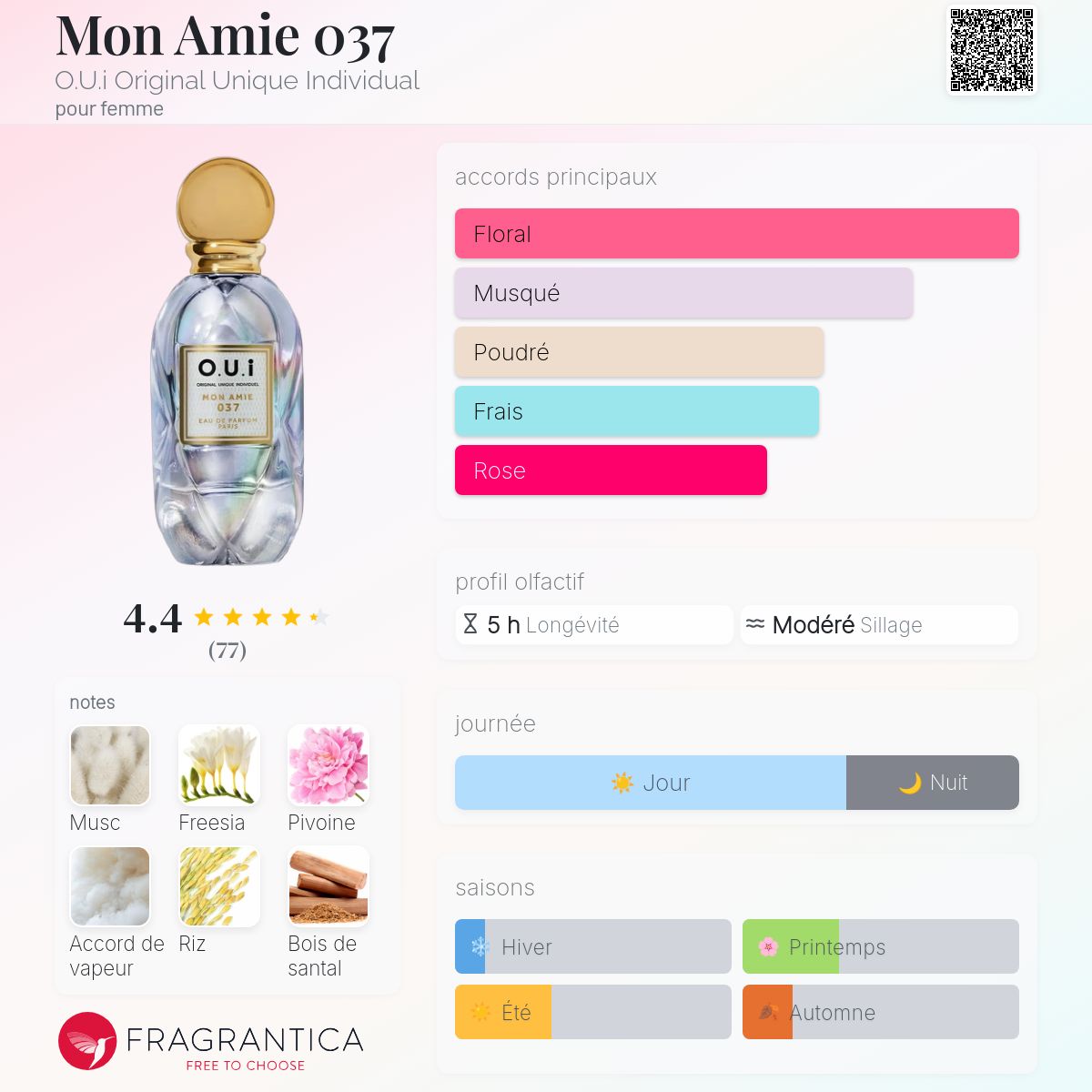 elfbar nachfüll pod läuft aus Mon Amie 037 O.U.i Original Unique Individual parfum