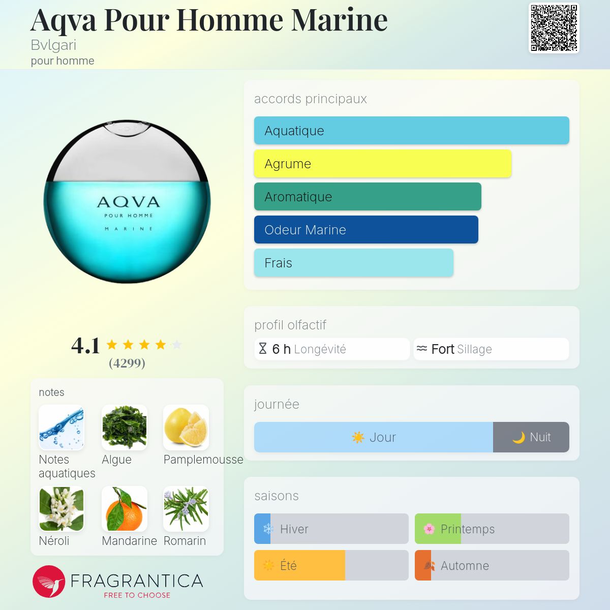 香水(男性用) BVLGARI AQVA POUR HOMME MARINE 100ml BVLGARI Aqva Marine pour homme eau de toilette 100ml
