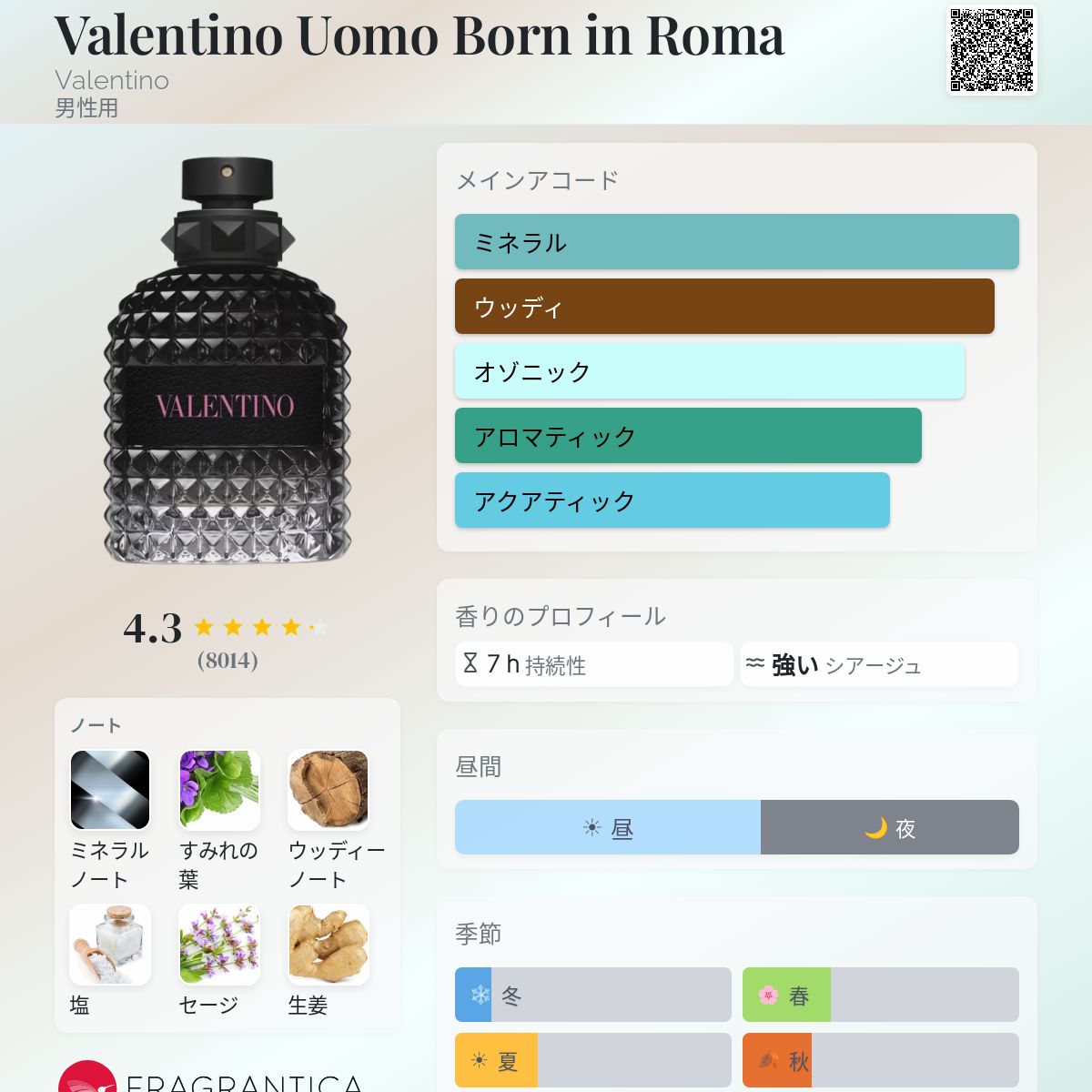 Valentino Uomo Born in Roma Valentino コロン - 2019年の男性用