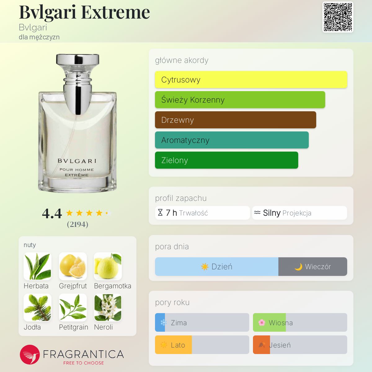 BVLGARI Pour Homme Extrême 50ml Bvlgari pour Homme Extrême Eau de Toilette 83320 | Bulgari
