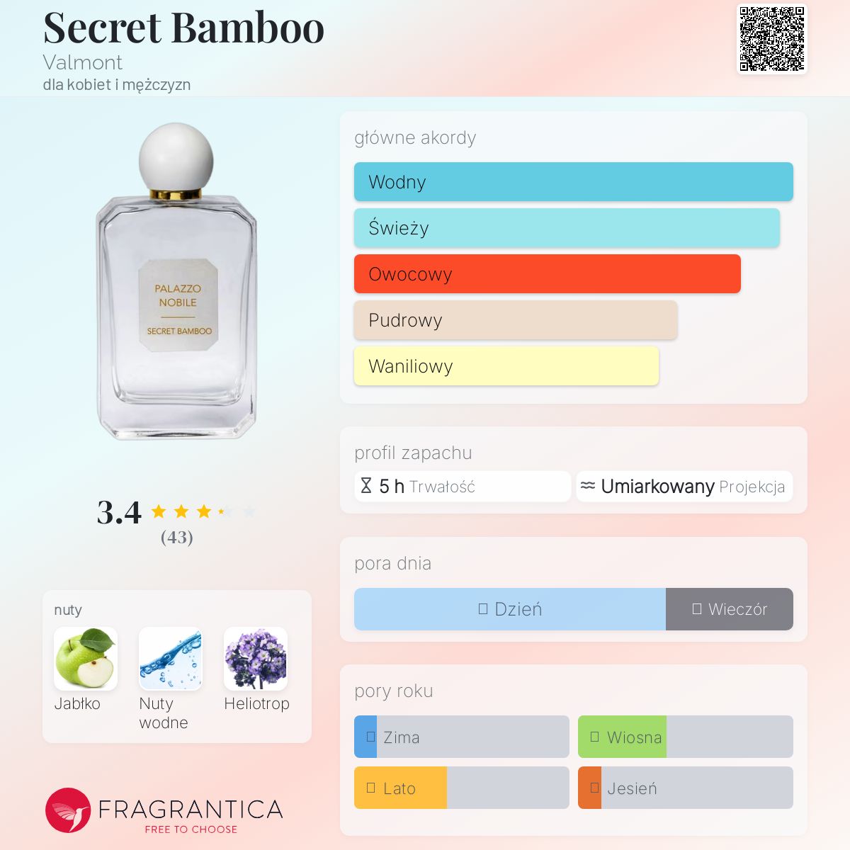 Secret Bamboo Valmont perfumy - to perfumy dla kobiet i