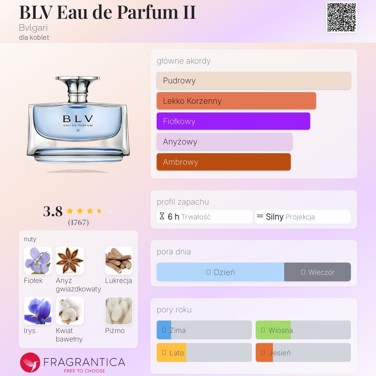 BVLGARI BLV Ⅱ ブルガリ　EAU DE PARFUM BLV Eau de Parfum II Bvlgari perfumy - to perfumy dla kobiet