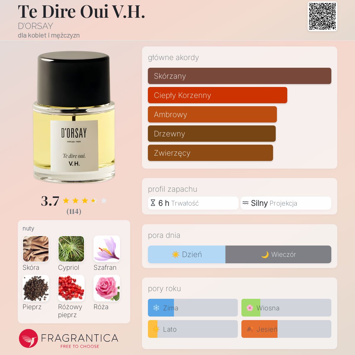 Te Dire Oui V.H. D'ORSAY perfumy - to perfumy dla kobiet i