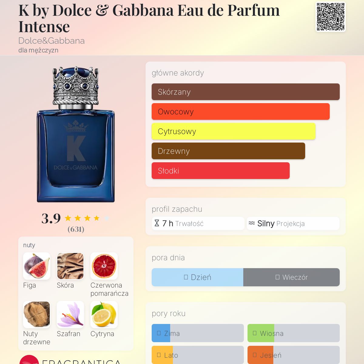 K by Dolce & Gabbana Eau de Parfum Intense Dolce&