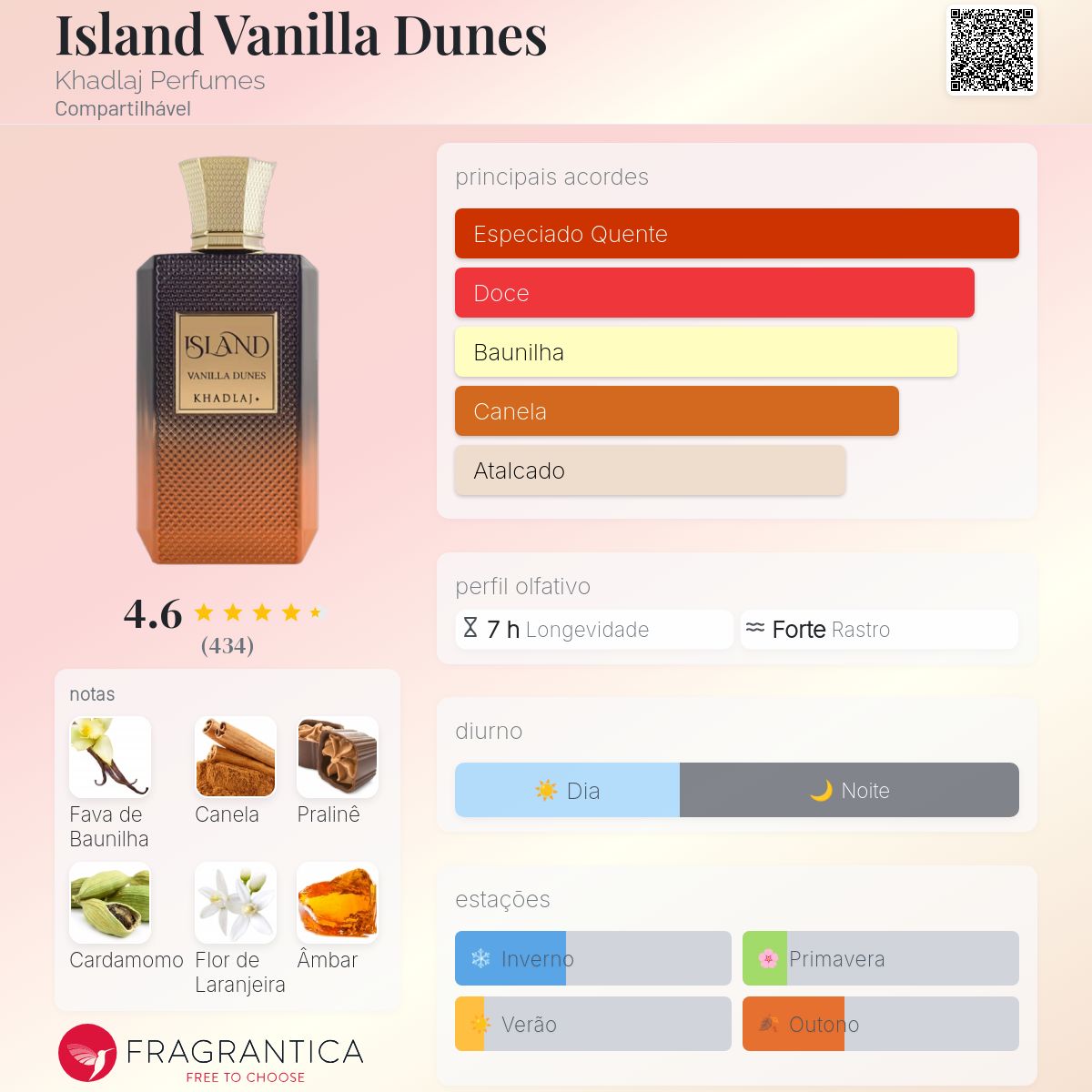 香水(男性用) Khadlaj  Vanilla Dunes Perfume Khadlaj Island Vanilla Dunes Extrait De Parfum 100ml