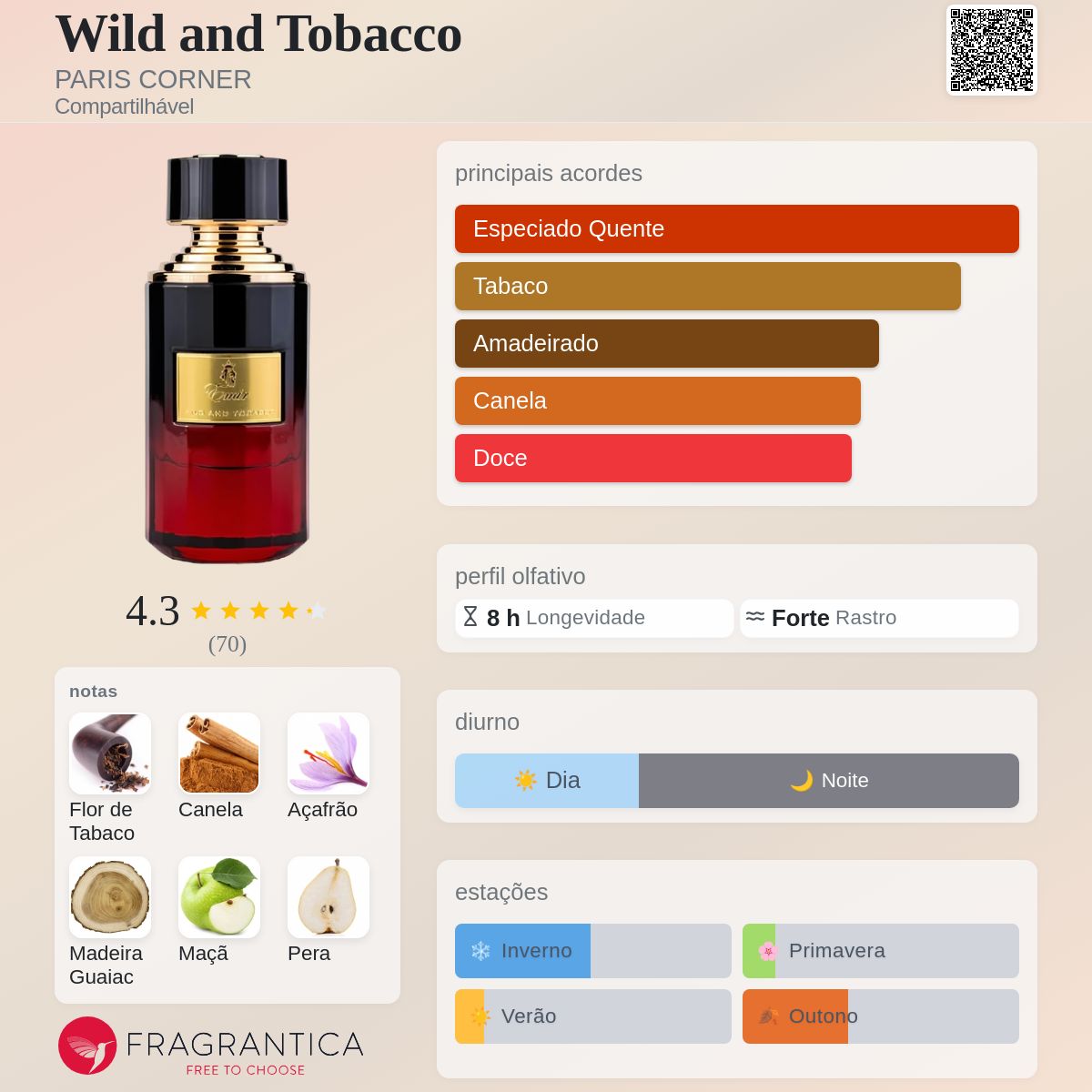 paris corner wild and tobacco Perfumes Emir Eau de Parfum (75ml) ab 17.89  enveloping you in a sensation that is both grounding and liberating WILD AND TOBACCO EMIR 