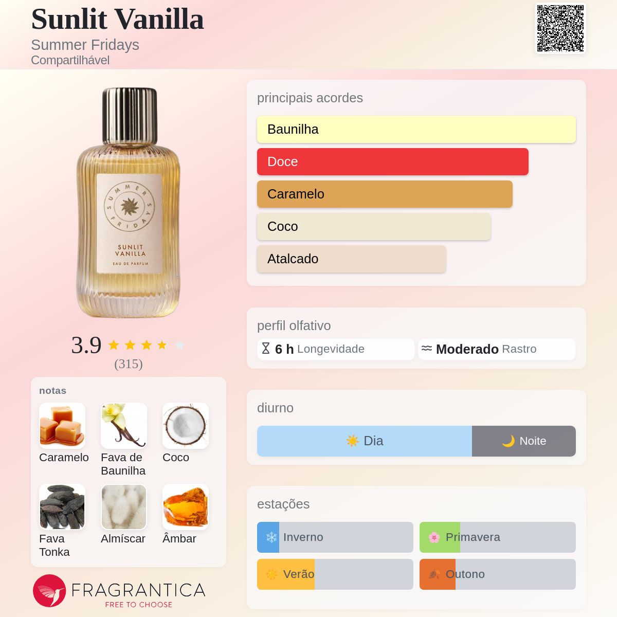 Sunlit Vanilla Summer Fridays perfume - a novo fragrância