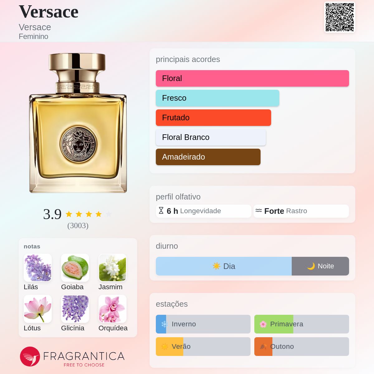 Versace Versace perfume - a fragrância Feminino 2007