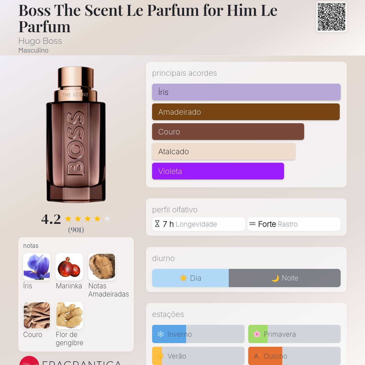Boss The Scent Le Parfum for Him Le Parfum Hugo Boss Colônia - a