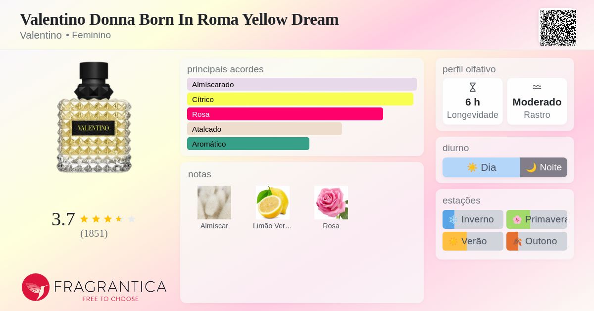 Valentino Donna Born In Roma Yellow Dream Valentino perfume - a