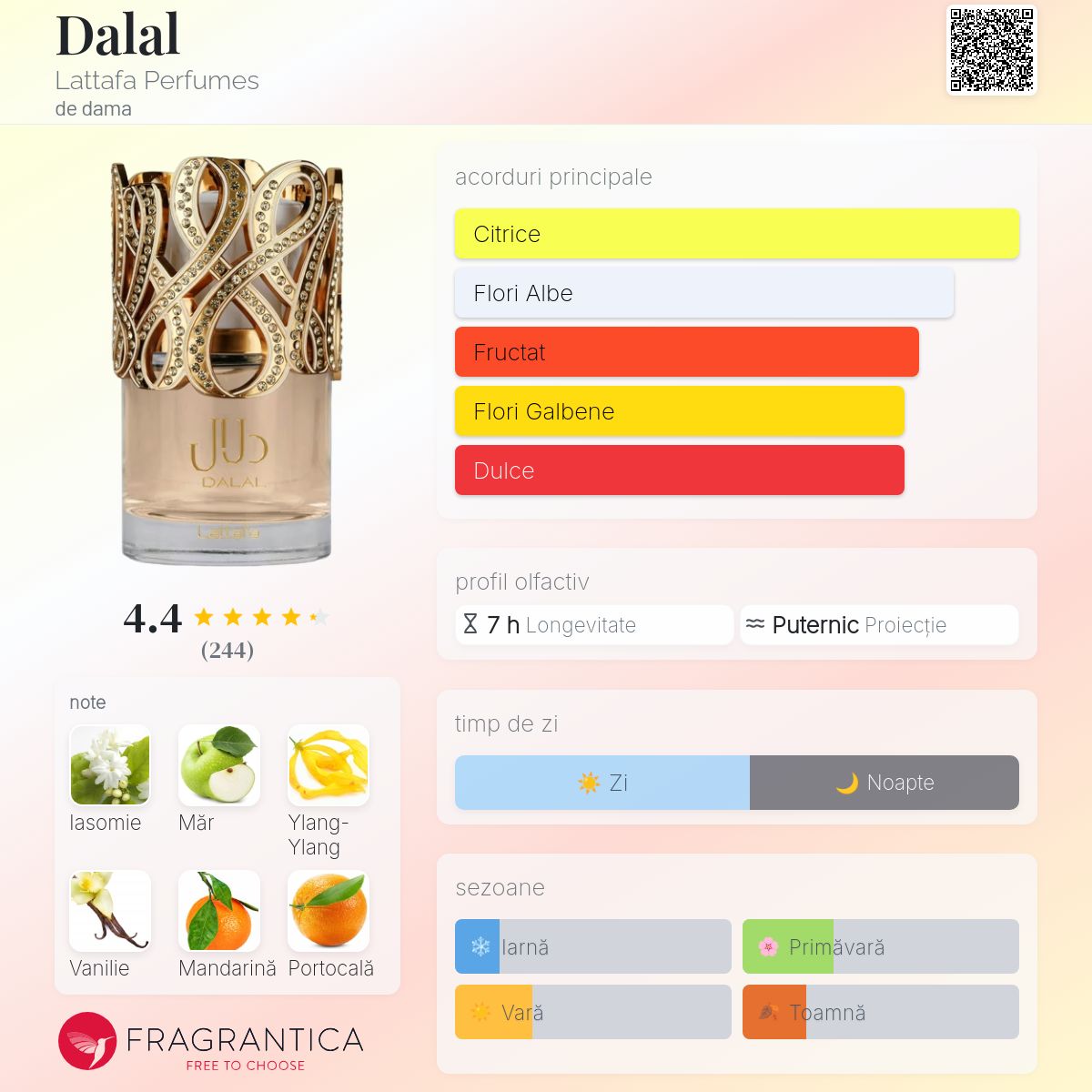 Dalal Lattafa Perfumes parfum - un parfum de dama