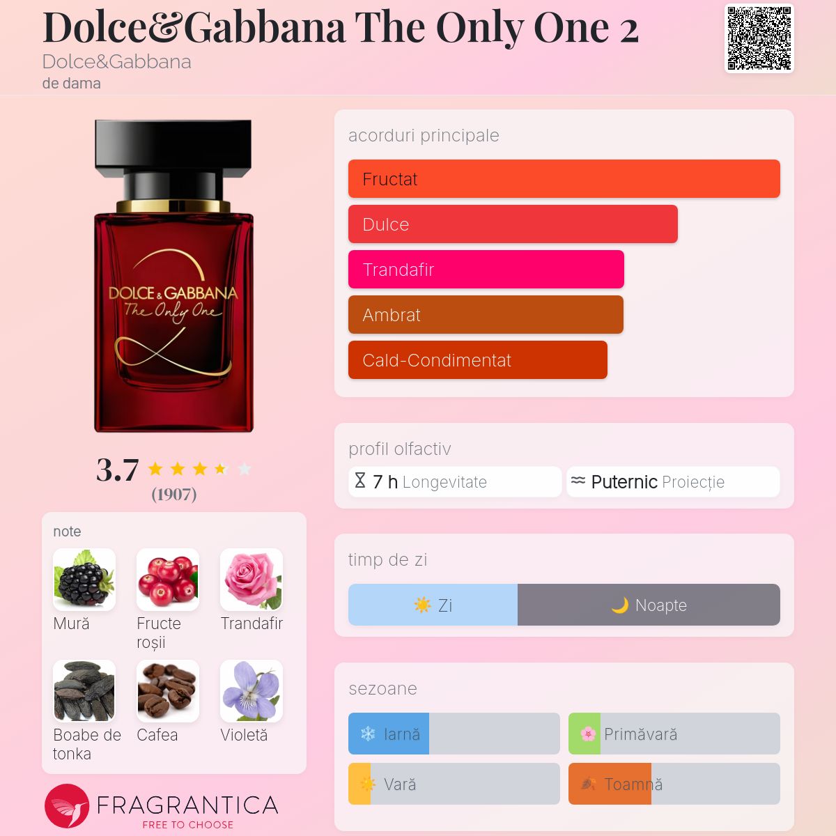 Dolce&Gabbana The Only One 2 Dolce&Gabbana parfum - un parfum de
