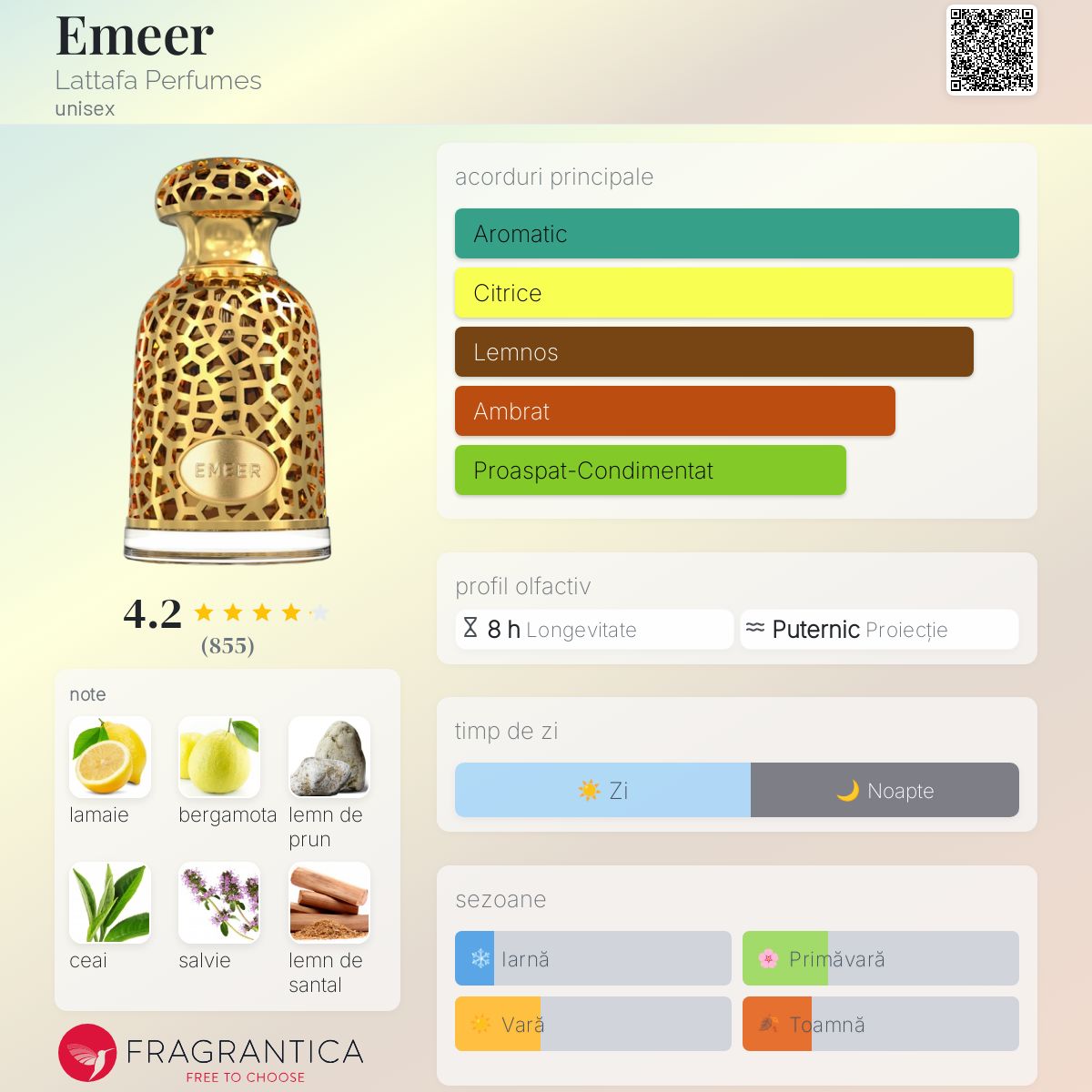 香水(ユニセックス) Lattafa EMEER EDP 100ml Lattafa Emeer Apa de Parfum Unisex 100 ml parfum Arabesc