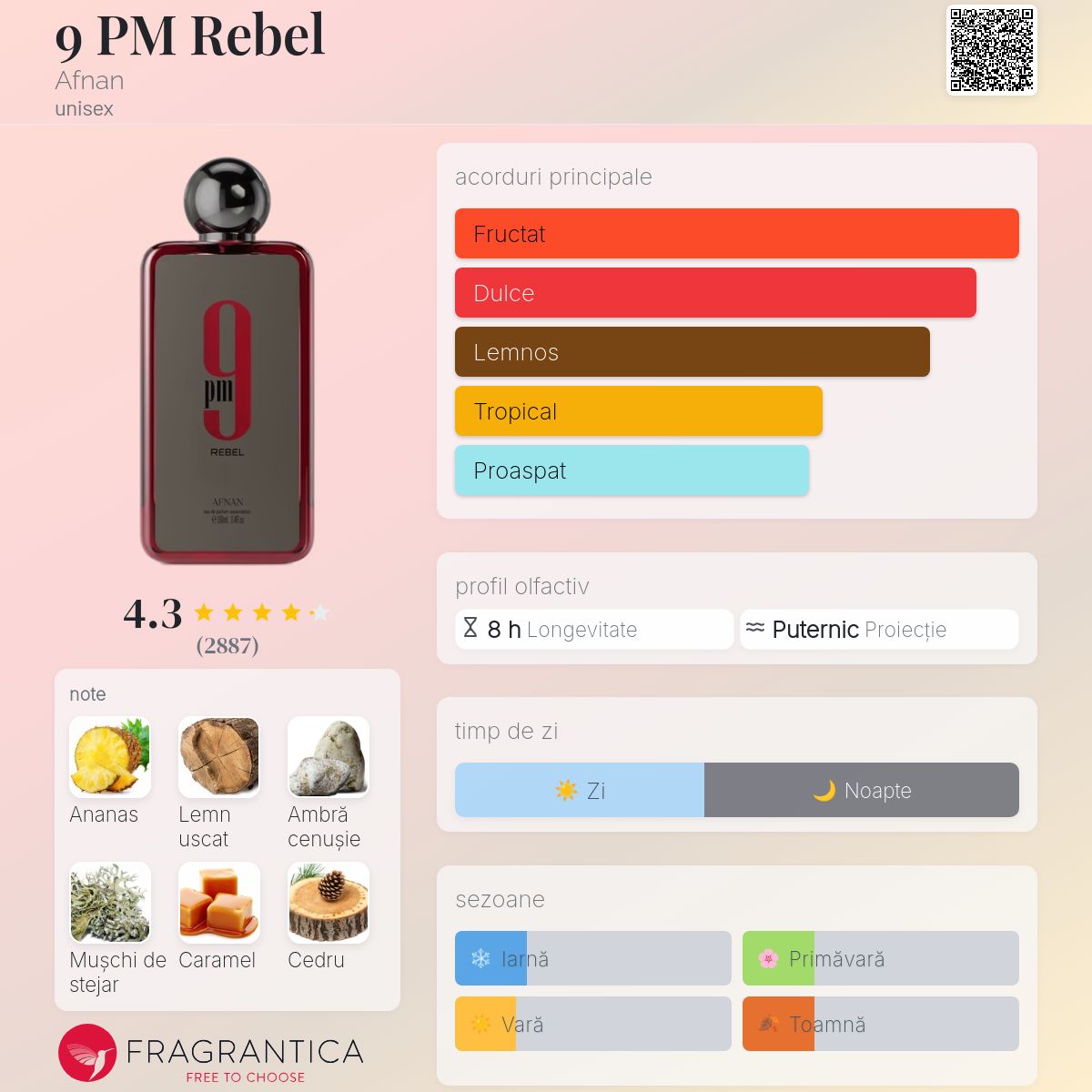 9 PM Rebel Afnan parfum - un nou parfum unisex 2024
