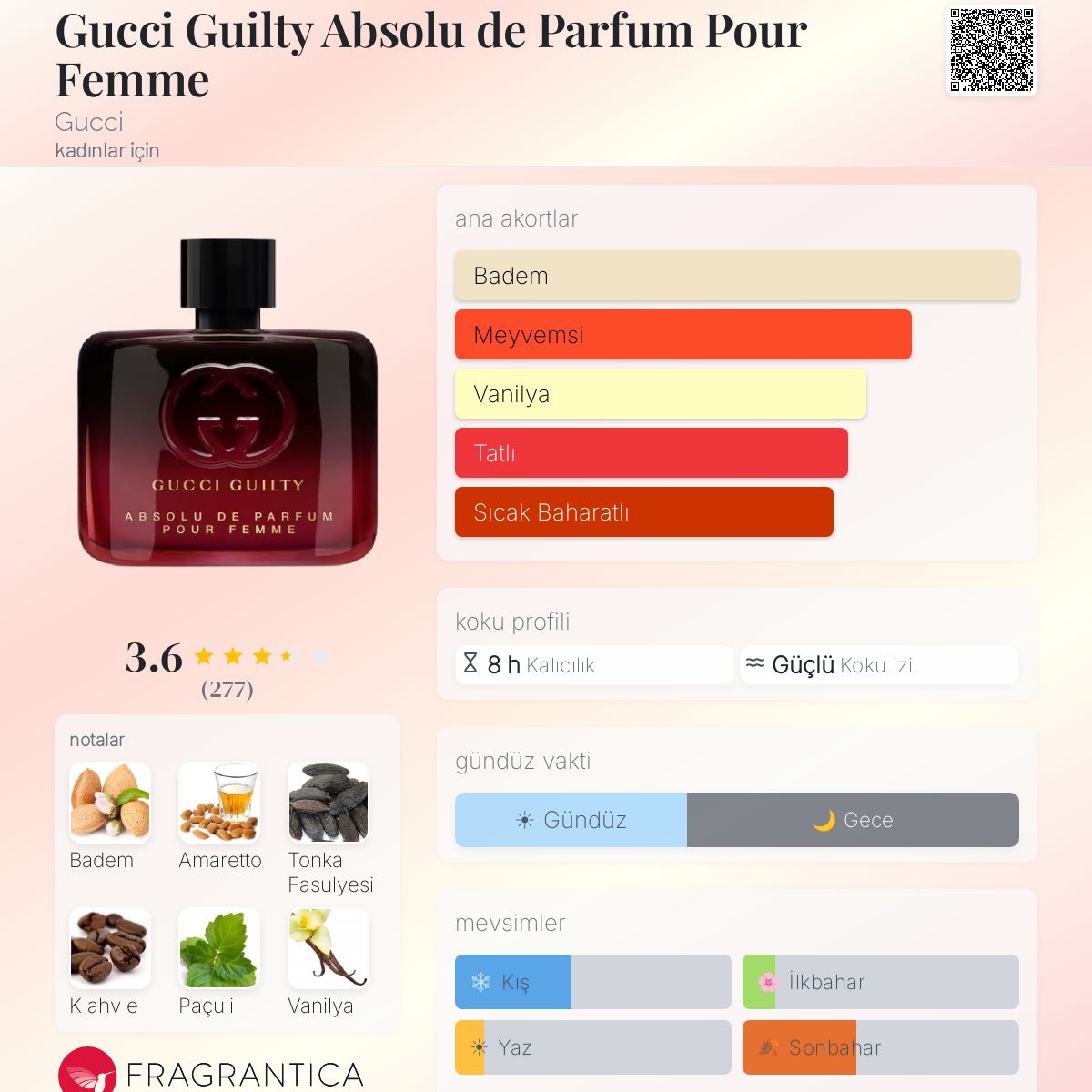 Gucci Guilty Absolu de Parfum Pour Femme Gucci parfüm - kadınlar