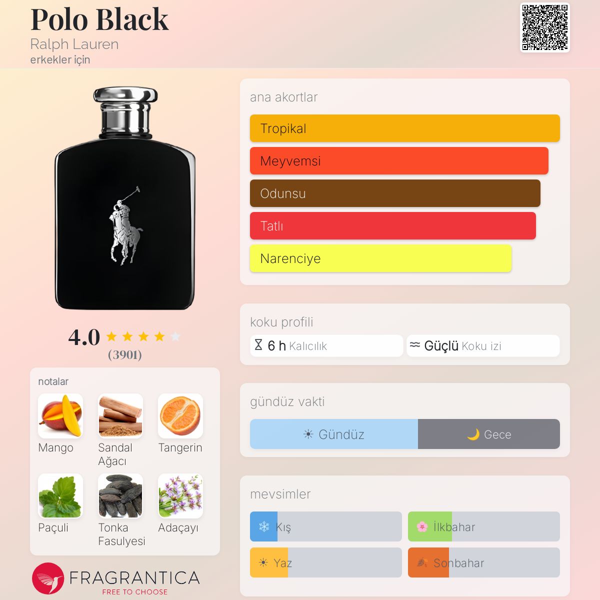 Polo Black Ralph Lauren kolonya - erkekler için bir koku 2005