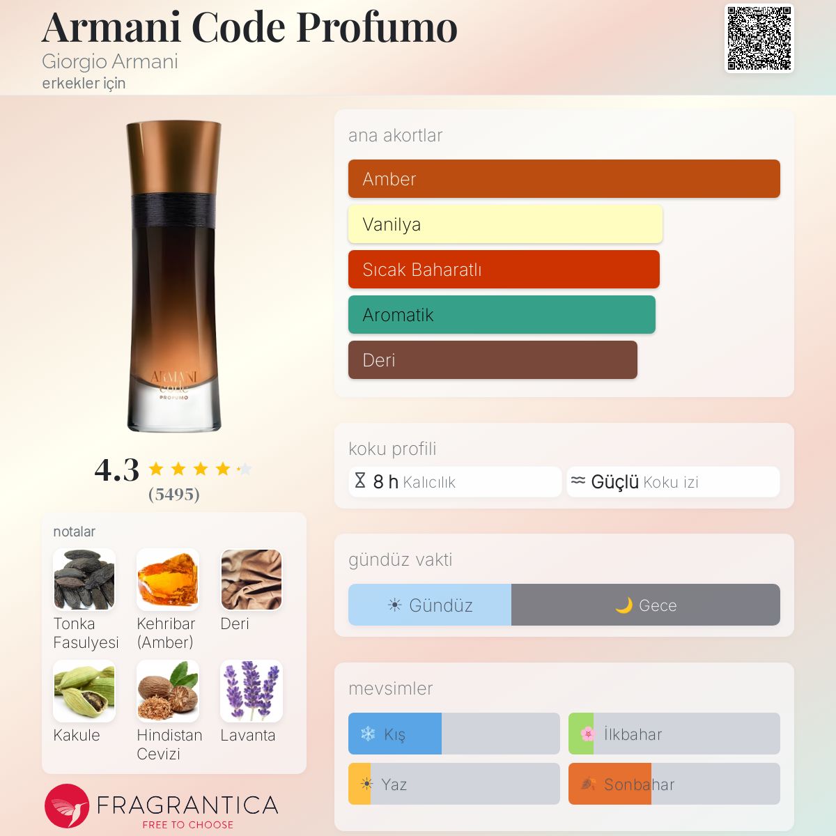 Armani Code Profumo Giorgio Armani kolonya - erkekler için bir