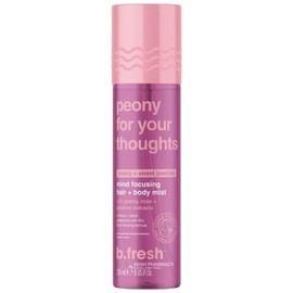 perfume peony for your thoughts mind focusing hair + body mist