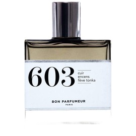 603 cuir, encens, fève tonka