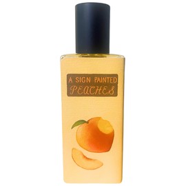 A Sign Painted Peaches
