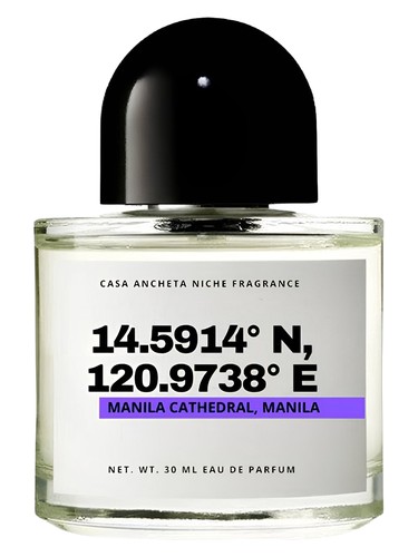 14.5914° N, 120.9738° E (Manila Cathedral, Manila)