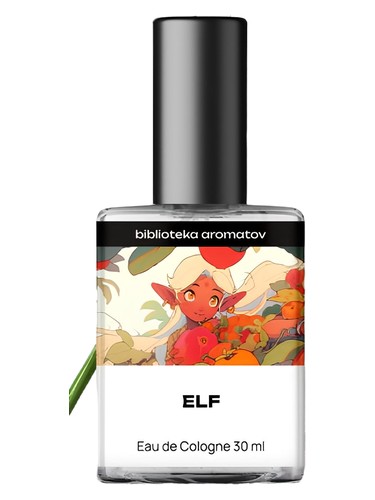 biblioteka aromatov Elf parfüm şişesi