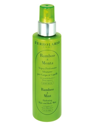 L'Erbolario Acqua Profumata Idratante Bamboo & Menta parfüm şişesi