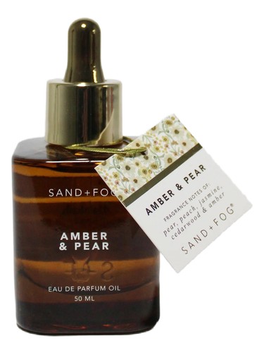 Sand + Fog Amber & Pear parfüm şişesi
