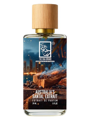 The Dua Brand Australia's Santal Extrait parfüm şişesi