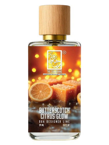 The Dua Brand Butterscotch Citrus Glow parfüm şişesi