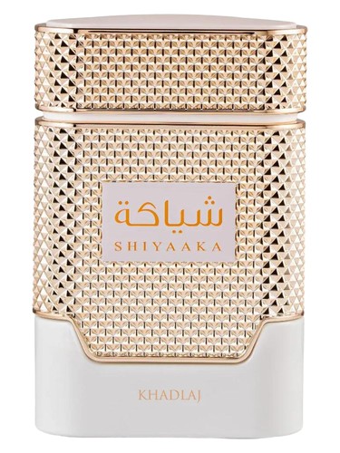 Frasco do perfume Shiyaaka White da Khadlaj, concentração Eau de Parfum