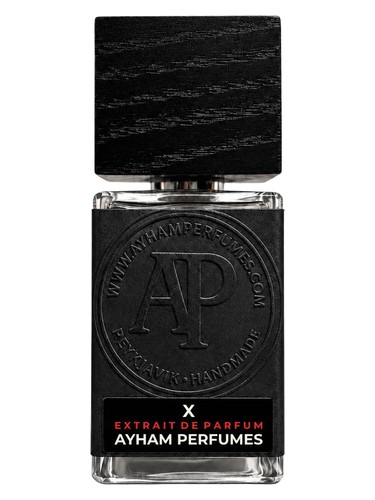 Ayham Perfumes X parfüm şişesi