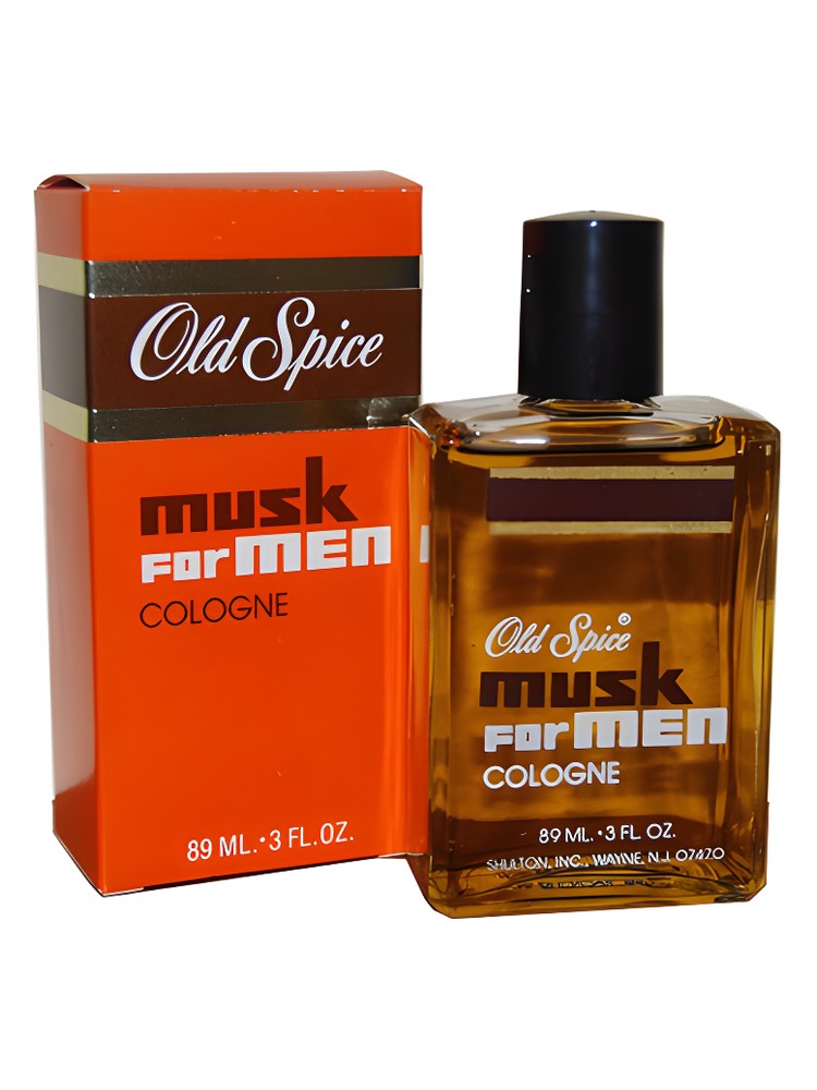 Old Spice Musk Shulton Company cologne - a fragrance for men 1974
