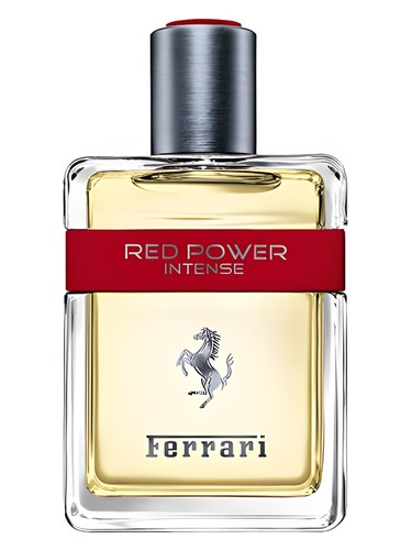 Ferrari red power intense