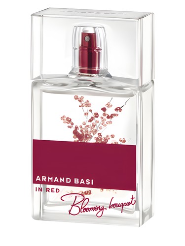 In red blooming bouquet