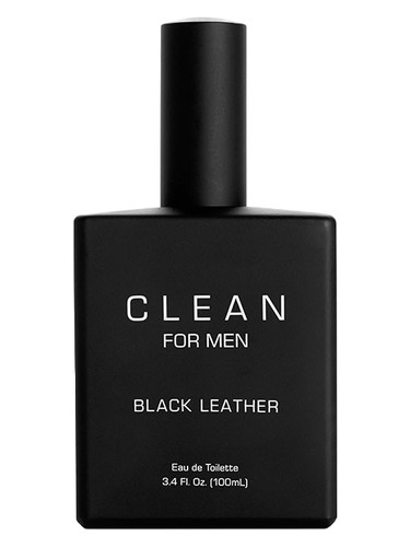 Clean for men black leather