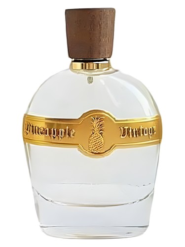 Pineapple vintage noir