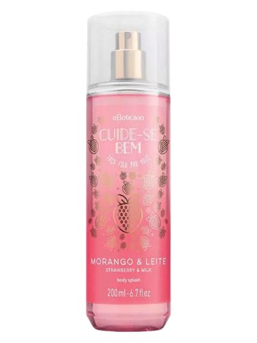 Cuide se bem morango e leite