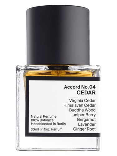 perfume Accord No. 04: Cedar RAER Scents pro ženy a muže 