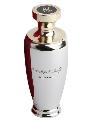 Beautiful lady in dark red