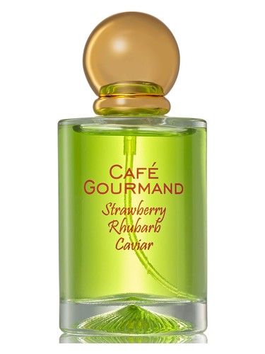 Strawberry rhubarb caviar