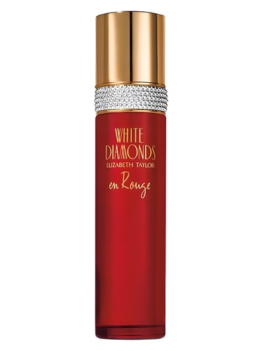 White diamonds en rouge