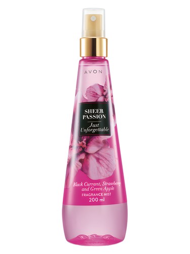 Sheer Passion Just Unforgettable Avon pro ženy
