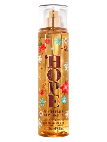 Hope Winter Peach Marshmallow Bath & Body Works perfume