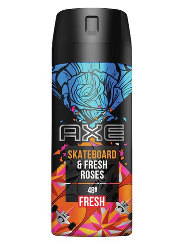 Skateboard &amp; Fresh Roses AXE pro ženy a muže 