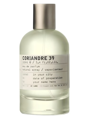 香水(ユニセックス) LE LABO Coriandre 39 15ml Coriandre 39 Mexico Le Labo parfum - un nouveau parfum pour