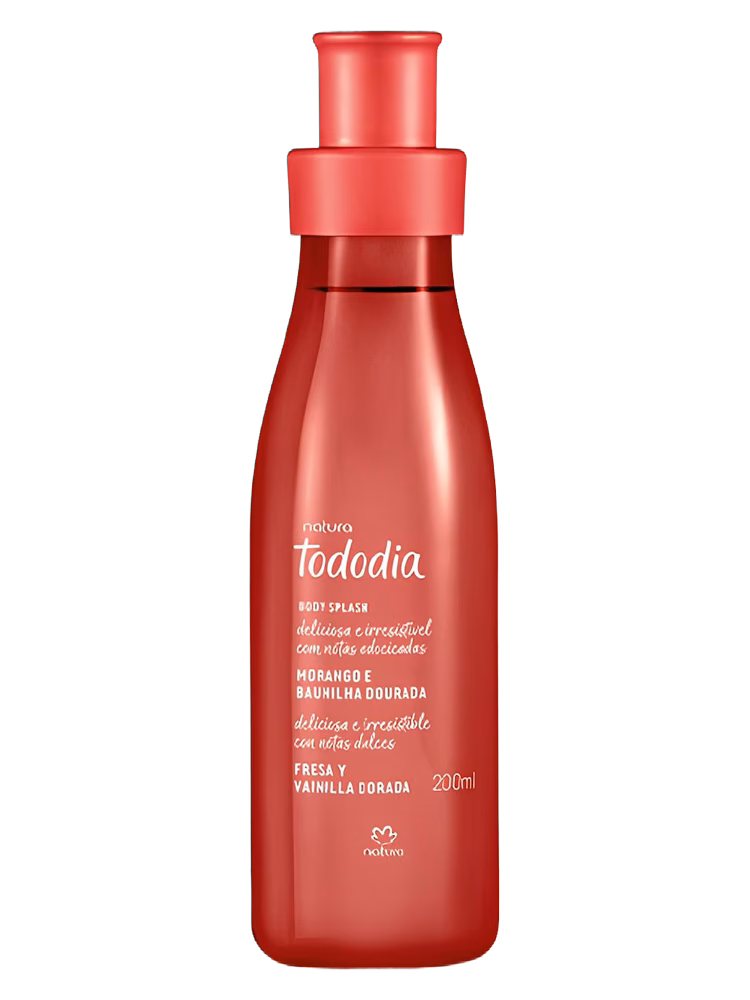 Natura Morango e Baunilha Dourada