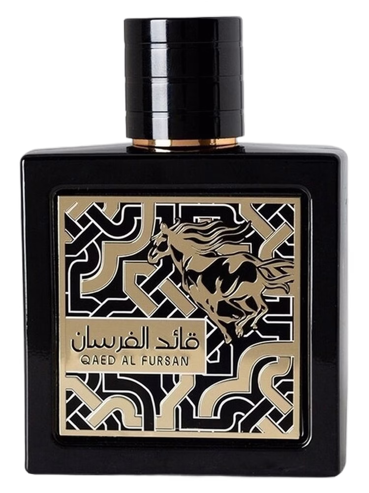 Lattafa Qaed Al Fursan perfume bottle - lattafa Premium Arabian Fragrance