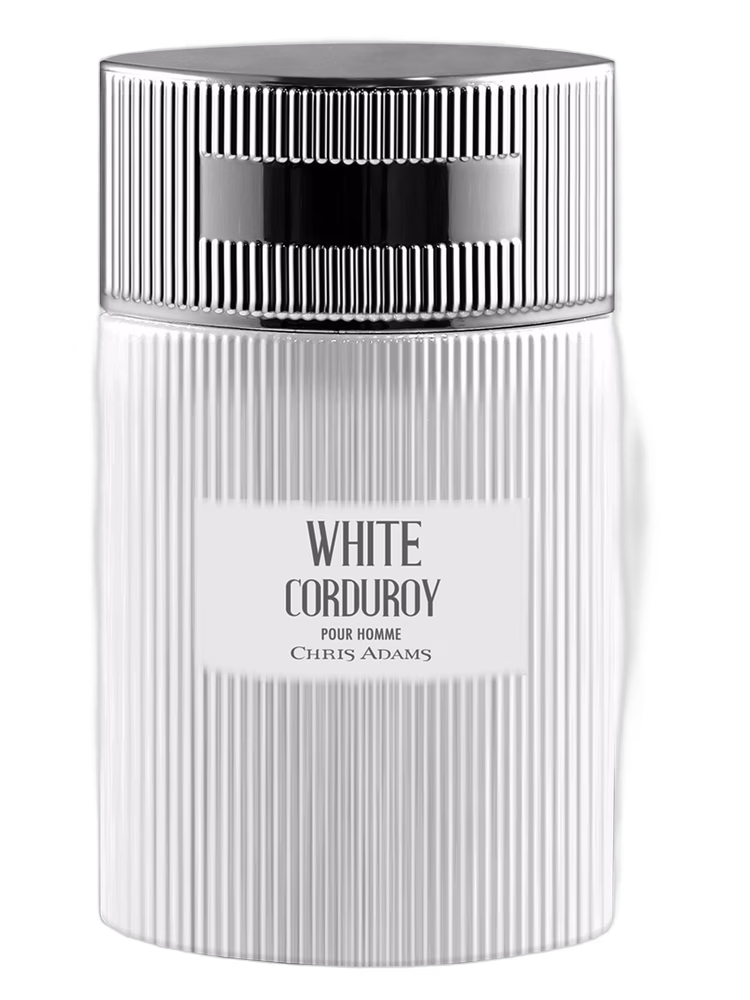 Chris Adams White Corduroy Pour Homme
